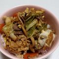 華勝湯's cooksnap of when they made ご飯に乗っけて最高！すき焼きの卵とじ！.