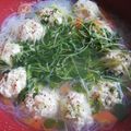クック0UQ98I☆'s cooksnap of when they made メインにもなる！具沢山鶏団子春雨スープ.