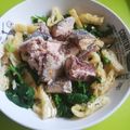 クック0UQ98I☆'s cooksnap of when they made 青菜とサバ缶のヘルシー和え.