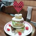 ♡Aika♡'s cooksnap of when they made 結婚記念日に！ウエディングサンドイッチ.