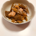 クックH3E5VS☆'s cooksnap of when they made 鳥とごぼうとこんにゃくの煮物.