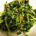 クックUSH76O☆'s cooksnap of when they made 豆苗とたらこの和え物♥.