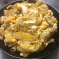 オールボン's cooksnap of when they made フライパンで簡単とろとろ親子丼.
