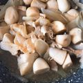 ｍａｃｏ's cooksnap of when they made 里芋と新玉ねぎのそぼろ煮.