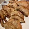 ｐｅｋｏmama's cooksnap of when they made ☆パリッ餃子の皮　　鶏肉唐揚げ絶品☆.