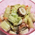 キャラメグ♪'s cooksnap of when they made キャベツとちくわの味噌マヨサラダ.