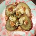 inLondon's cooksnap of when they made 胡桃×サツマイモのミルキー抹茶トースト.