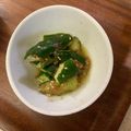 マトリョーシカ1号's cooksnap of when they made 簡単♪叩き胡瓜の梅おかか胡麻油和え.
