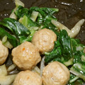 生誕１９７３年独身男's cooksnap of when they made ＊豚とうまい菜のとろ〜りあんの一品＊.