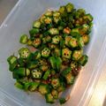 ＊りんちゃんママ＊'s cooksnap of when they made めんつゆで♡おくらのお浸し.