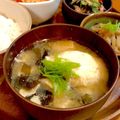 中村ベーカリー's cooksnap of when they made 落とし卵のお味噌汁*･２日目余りにも★.