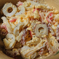 nanaきち's cooksnap of when they made ちくわとカニカマと卵のサラダ.