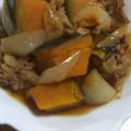 あやひろゆり's cooksnap of when they made 豚肉と玉葱を入れて　かぼちゃの甘辛煮.