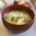 ちゃぴ♥'s cooksnap of when they made ランチに玉ねぎと舞茸とパプリカのお味噌汁.