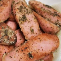 tera☆mix's cooksnap of when they made おさかなソーセージと長芋の洋風磯辺揚げ♡.