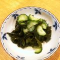 DTofAko's cooksnap of when they made きゅうりと乾燥ワカメの酢の物.