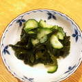 DTofAko's cooksnap of when they made きゅうりと乾燥ワカメの酢の物.