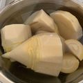 もか75's cooksnap of when they made 糠がない！たけのこの下処理、下茹での方法.