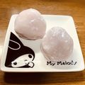 mikuri_y's cooksnap of when they made いちご大福♪白玉粉をレンジにかけるだけ！.