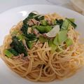 うぅこちゃん's cooksnap of when they made ツナとほうれん草＋胡麻のパスタ.