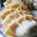 makiburi's cooksnap of when they made 手作り☆料理長直伝の餃子の皮.