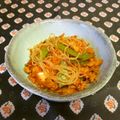 龍青空ママ's cooksnap of when they made こんにゃくとひき肉のキムチ炒め.