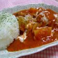 ななぐくん's cooksnap of when they made 鶏のトマト煮込み.