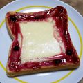 ＊なぁ＊'s cooksnap of when they made 焼くだけ簡単☆ブルーベリーチーズトースト.