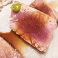 BunnyQ's cooksnap of when they made まぐろのレアステーキ☆甘辛わさびソース.