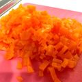 ぱぴぷゆい's cooksnap of when they made 離乳食中期~柔らか人参の冷凍 コツ♪.