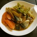 Hirarinn☆'s cooksnap of when they made 骨粗鬆症予防！さばの味噌煮缶と野菜の煮物.