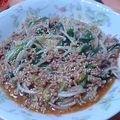 nanaran's cooksnap of when they made もやしとニラのヘルシー麻婆＾＾.