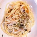 しず架's cooksnap of when they made 簡単パスタランチ♪クリームパスタ♪ツナ茸.