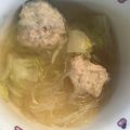 rumi6873's cooksnap of when they made ふわふわ鶏団子のおかわりスープ*･.