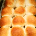 oninopantu's cooksnap of when they made HBで！ふわふわ蜂蜜ミルクちぎりパン♡.