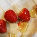 白米☆大好き's cooksnap of when they made 簡単✨いちご飴で花束を♪.