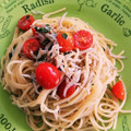 ★runa★'s cooksnap of when they made トマトと紫蘇としらすの和風冷製パスタ.