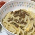 しーゆーのおかん's cooksnap of when they made お皿１つで簡単！納豆たまごうどん.