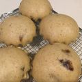 50A's cooksnap of when they made ほうじ茶とチョコの蒸しパン.