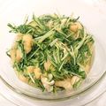 をなべ's cooksnap of when they made 【副菜】水菜と油揚げのめんつゆ煮.