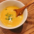 もぐのかまえ's cooksnap of when they made ミキサー要らずで簡単♪かぼちゃのスープ♪.