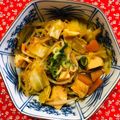 チェックのミニくま's cooksnap of when they made 厚揚げとキャベツ・もやしの味噌煮♪.
