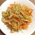 HomaRuu's cooksnap of when they made モリモリ食べたい人参シリシリ♡お弁当にも.