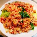 ちーず♡'s cooksnap of when they made 梅レタスチャーハン.