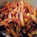 jinka's cooksnap of when they made HB☆失敗食パンで芋けんぴ風おやつ.