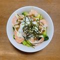 Celica0525's cooksnap of when they made えびアボ納豆丼.