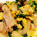 cherry__xo's cooksnap of when they made ガツンと来るニラと豚肉と卵のオイマヨ炒め.