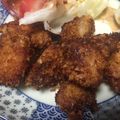 thanx's cooksnap of when they made レモンでもみもみ☆鶏もも肉のパン粉焼き.