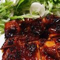 monjimari's cooksnap of when they made グリルで鶏もも肉の照り焼き！.