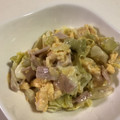 papikun's cooksnap of when they made キャベツと炒り卵のマヨサラダ.